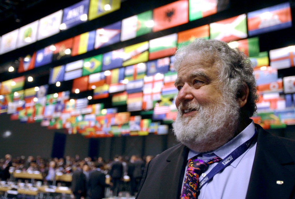 Member of the FIFA Executive Committee and Commissioner of the American Soccer League and Executive Vice President of the United States Soccer Federation and General Secretary of CONCACAF Chuck Blazer is seen in Hungexpo of Budapest on May 25 , 2012 prior to the 62nd FIFA Congress meeting. AFP PHOTO / PETER KOHALMI (Photo credit should read PETER KOHALMI/AFP/GettyImages)