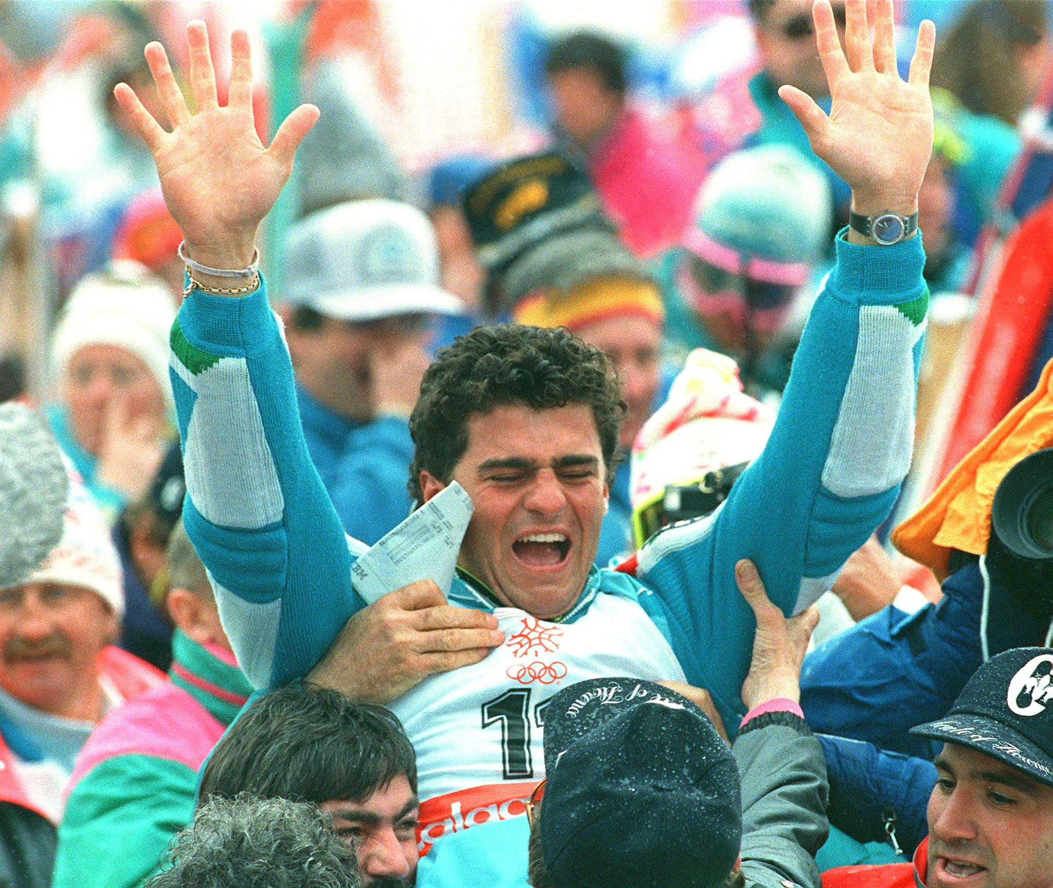 Alberto tomba sembra triste Winter ispirazioni veranda