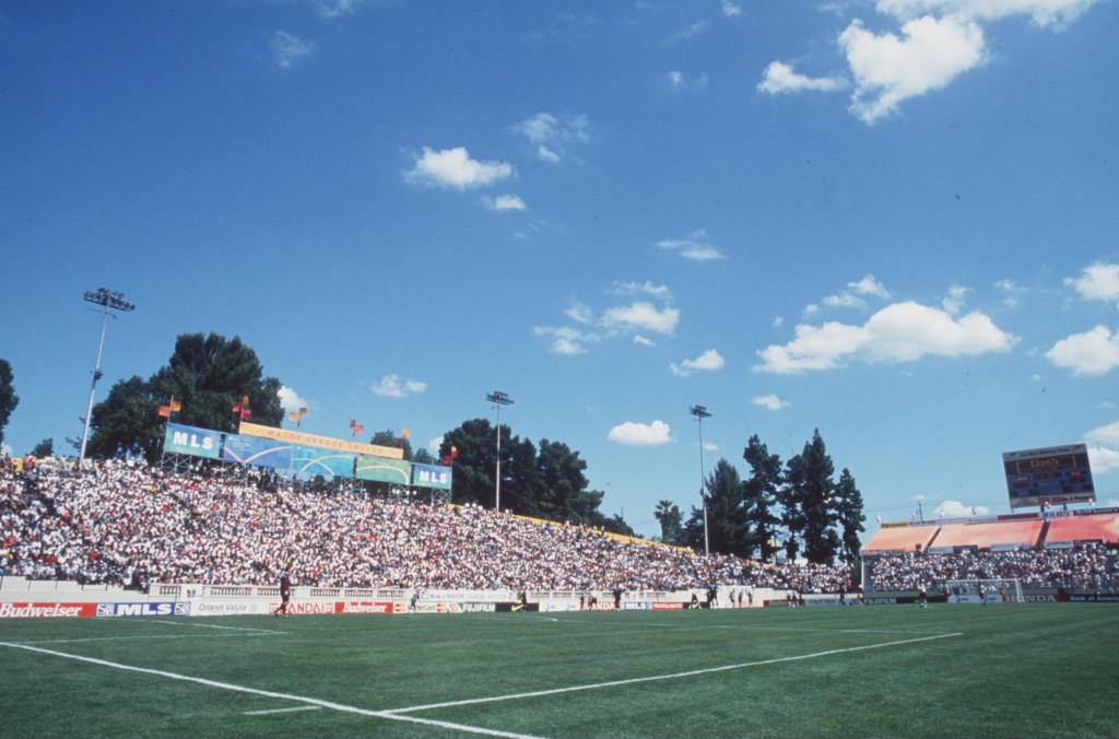 21 Apr 1996: General view of MLS Spartan Stadium during the Kansas City Wiz 3-2 win over the San Jose Clash in San Jose, California. Mandatory Credit: Stephen Dunn/ALLSPORT