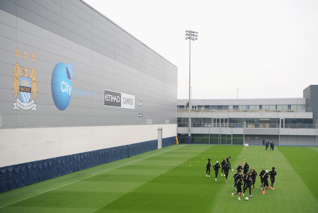 Manchester City Training Session and Press Conference