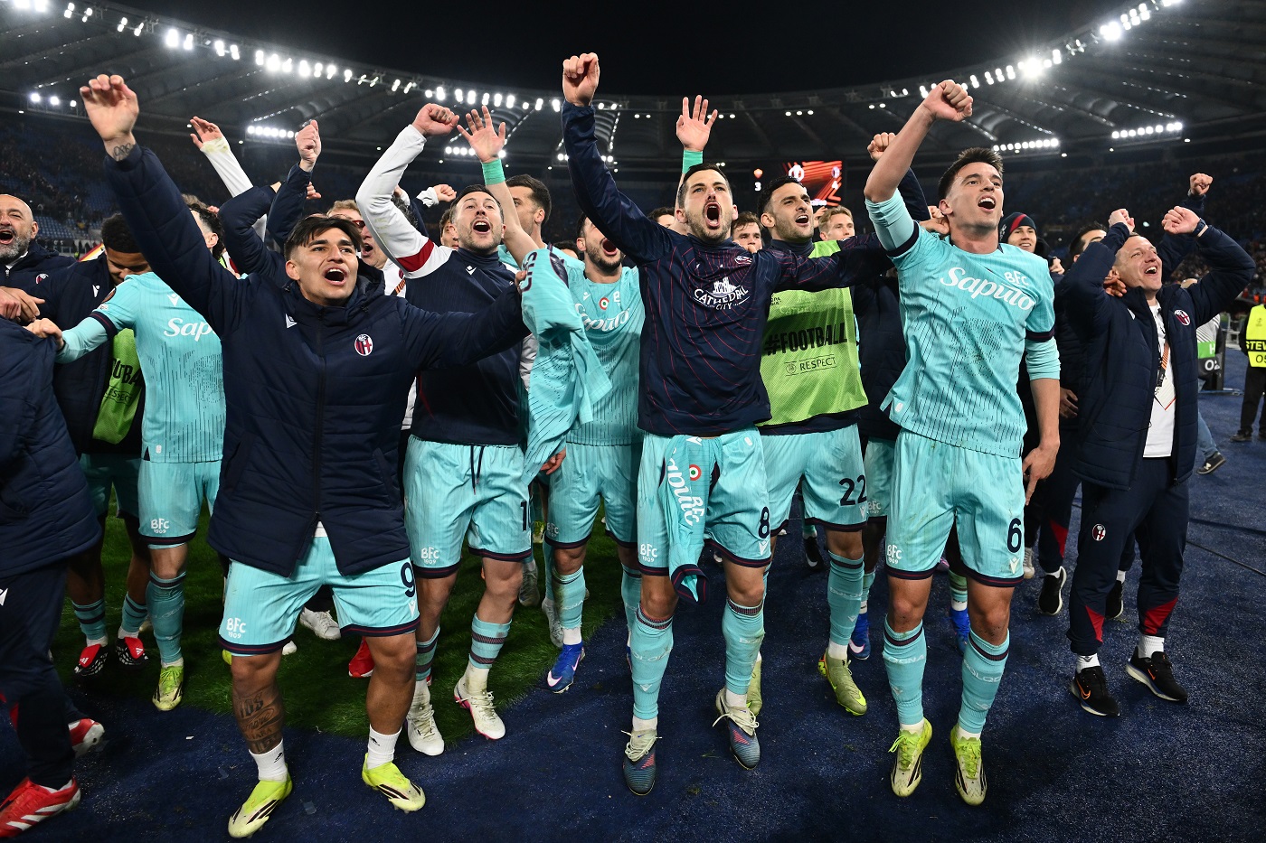 Il Bologna ha dimostrato di essere una squadra forte, intelligente, matura, assolutamente all’altezza dei quarti di Europa League